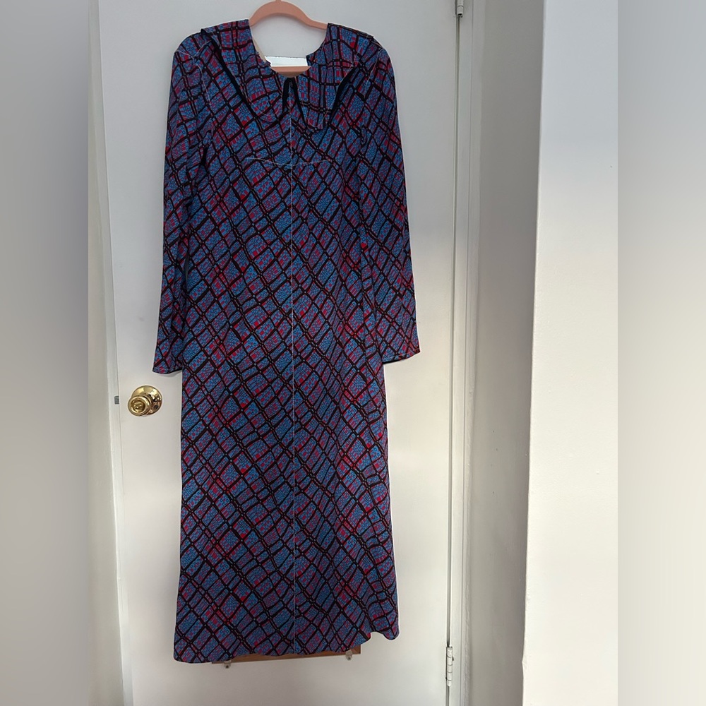 Marni Peter Pan collar maxi dress